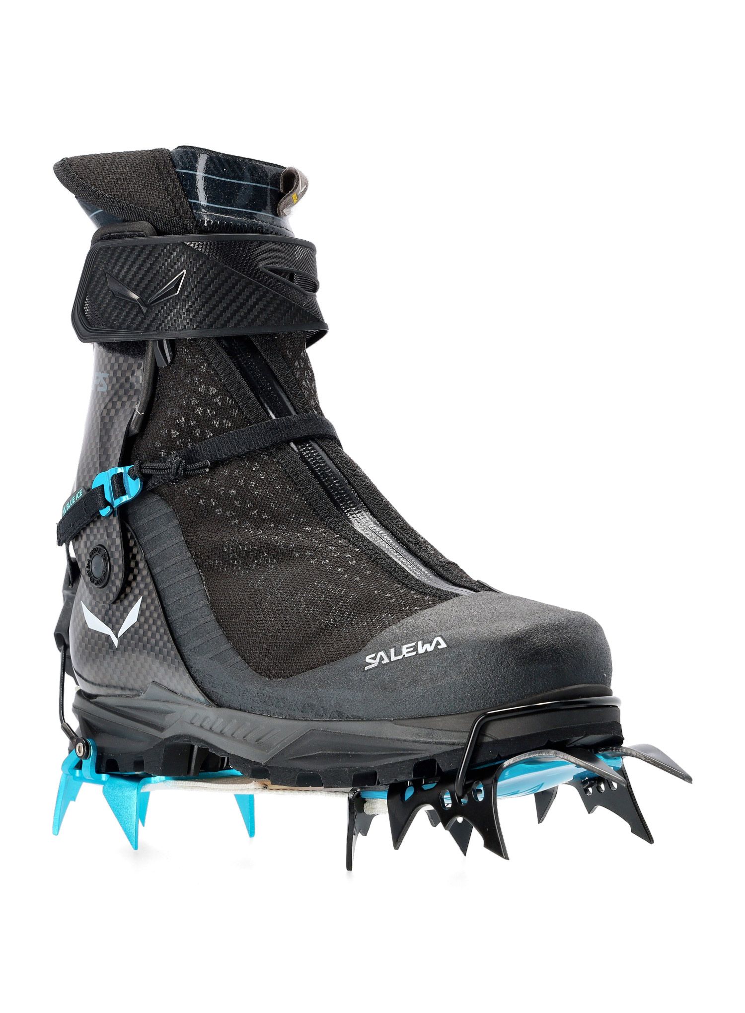 Automatische Steigeisen Blue Ice Harfang Alpine Hybrid - black