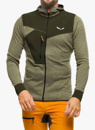 Trekking-Pullover Salewa Puez 2 Dry HD Jacket - dark olive