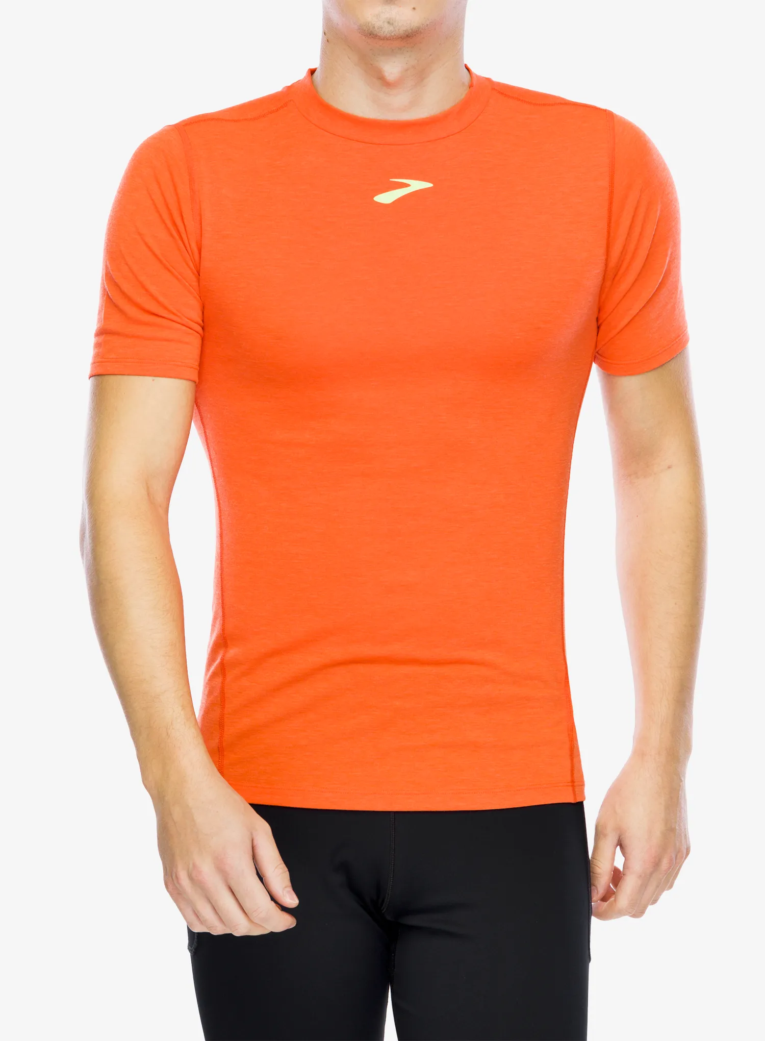 Laufshirt Brooks High Point Short Sleeve - cherry tomato