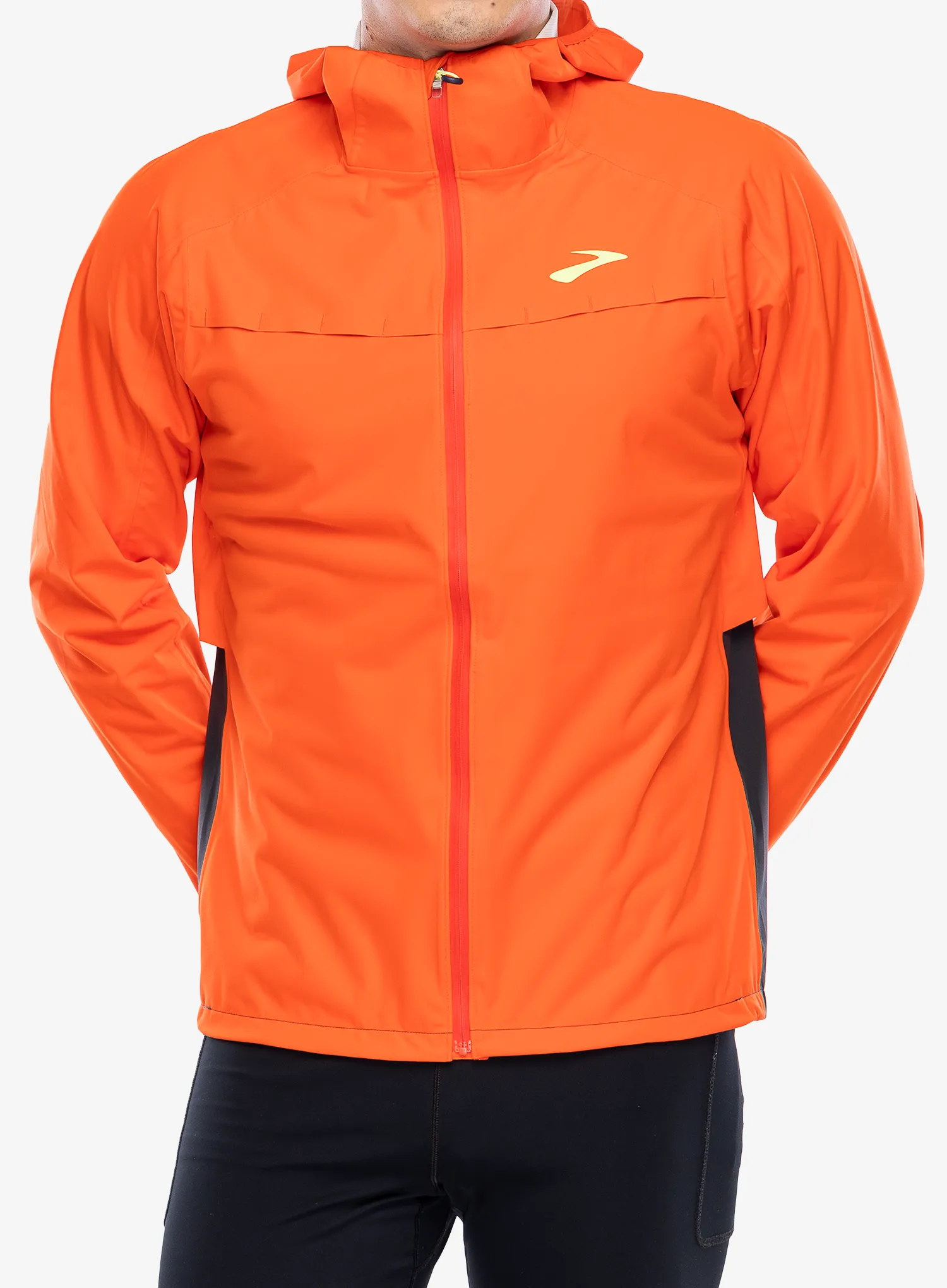 Regenjacke Brooks High Point Waterproof Jacket - cherry tomato/phantom grey