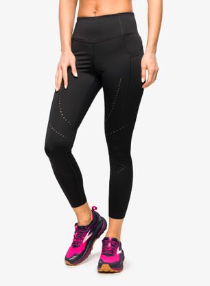 Lauftights Damen Brooks Method 7/8 Tight - black