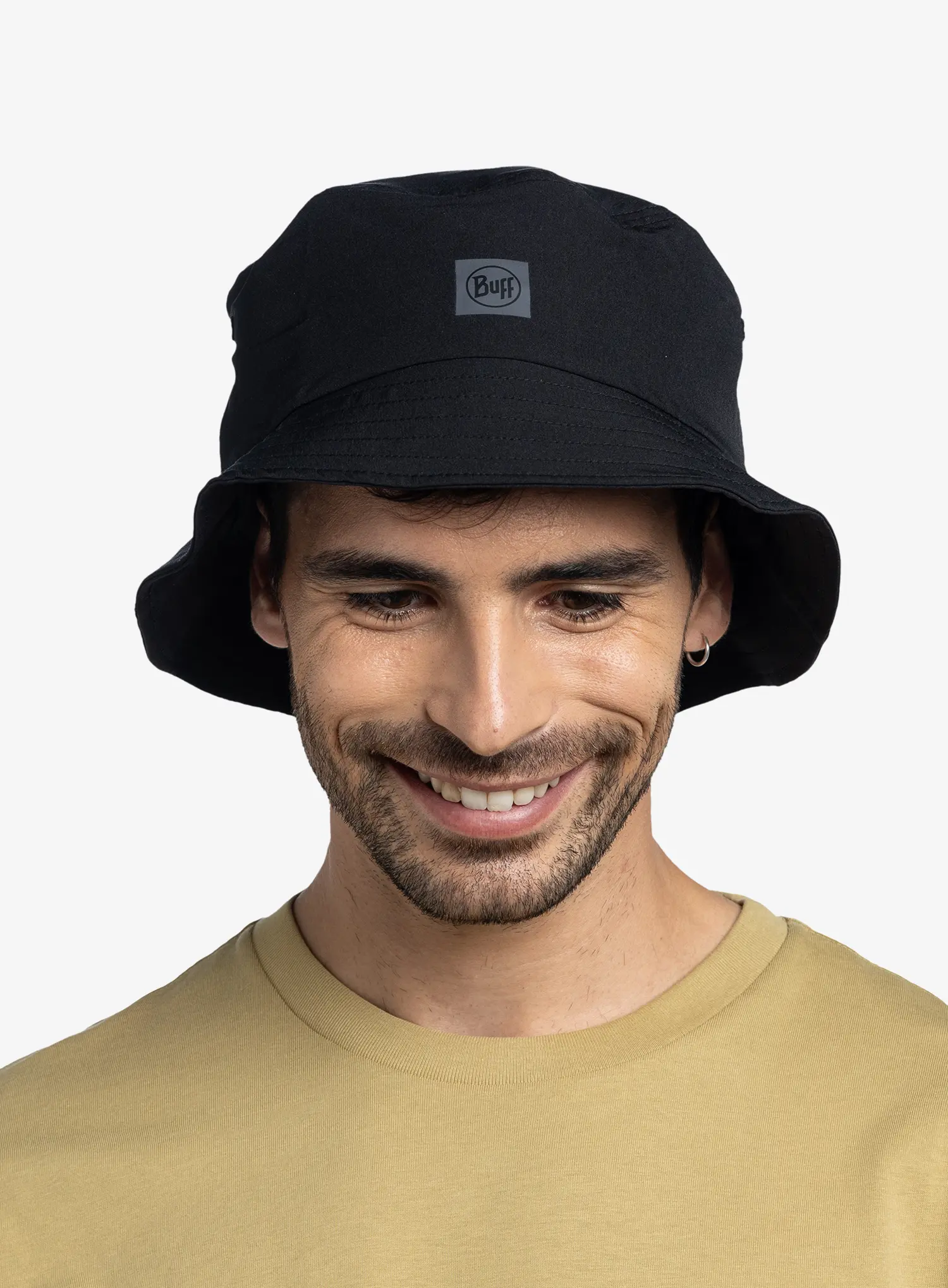 Hut Buff Adventure Bucket Hat - solid black