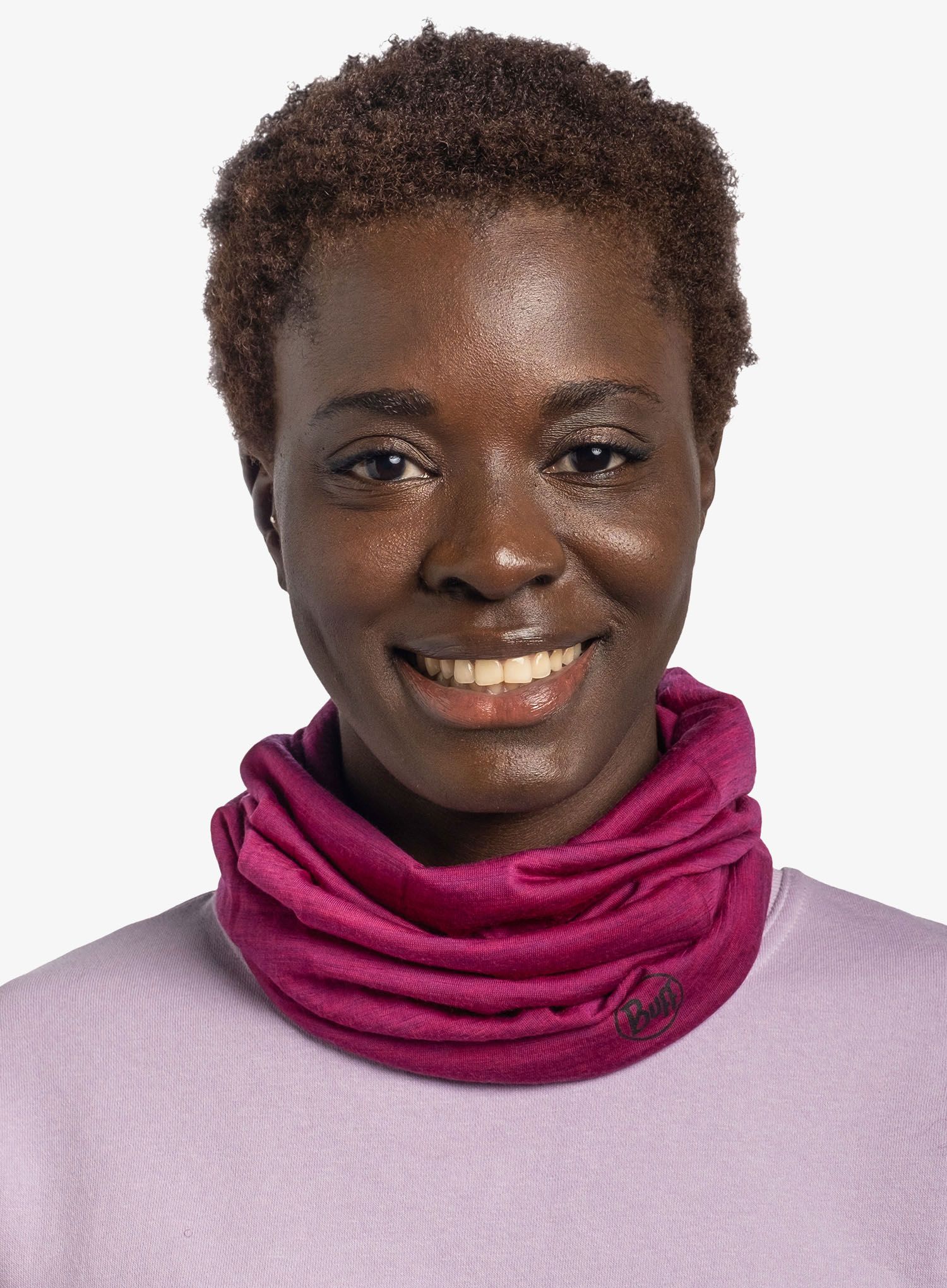 Multifunktionstuch Buff Lightweight Merino Wool - solid magenta