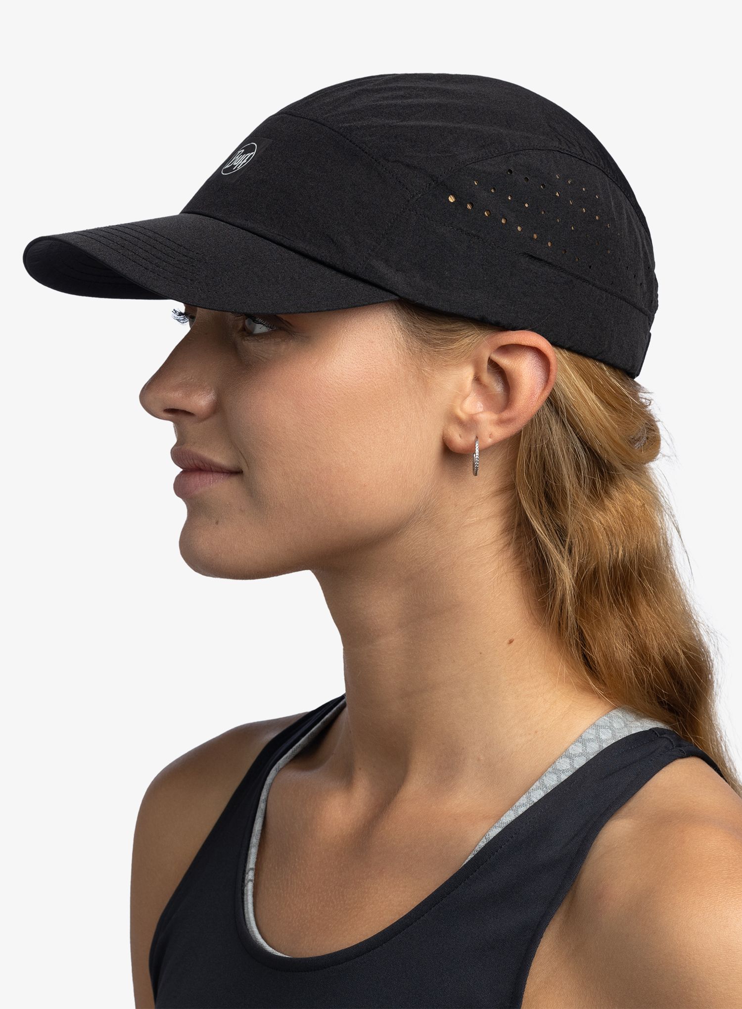 Laufmütze Buff Speed Cap - solid black