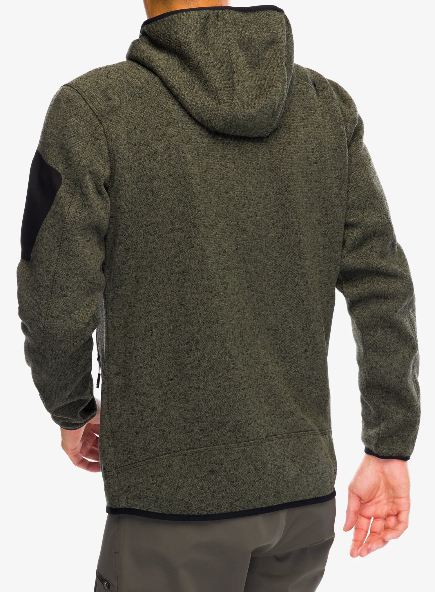 Fleecejacke CMP Borgis Fix Hood Jacket - olive/nero