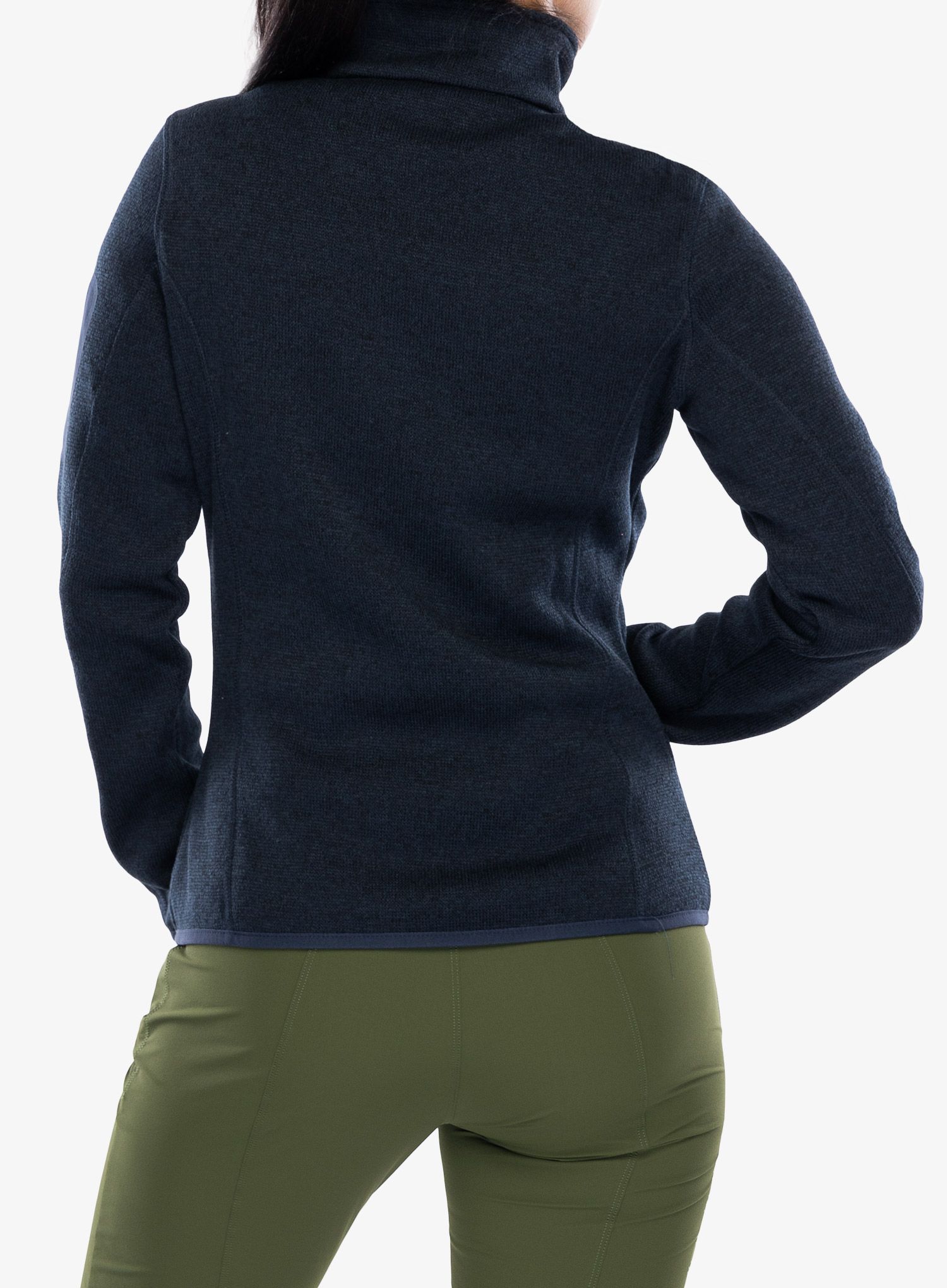 Fleecepullover Damen CMP Haze Jacket Knitted - b.blue