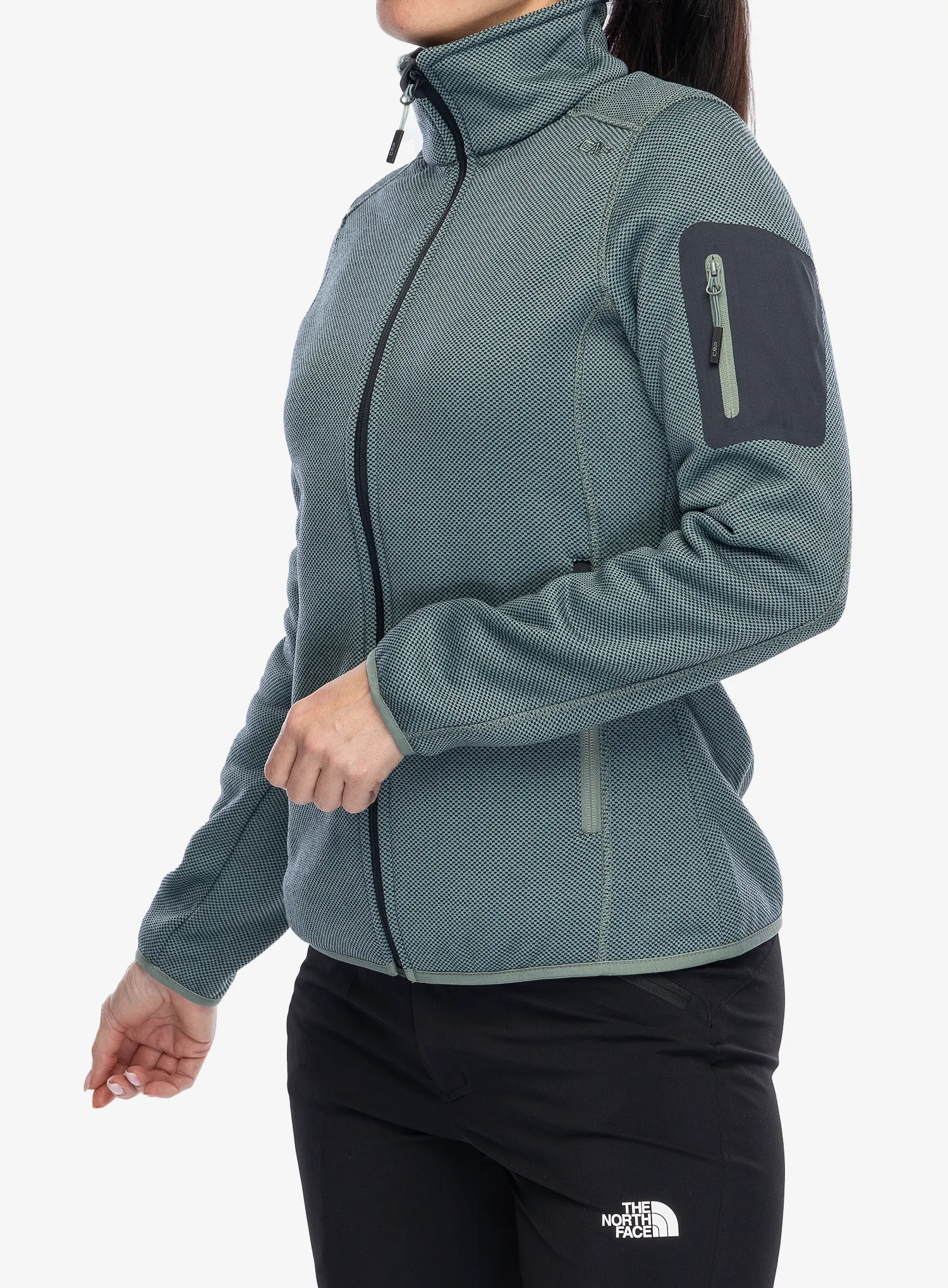 Fleecepullover Damen CMP Haze Jacket - mineral