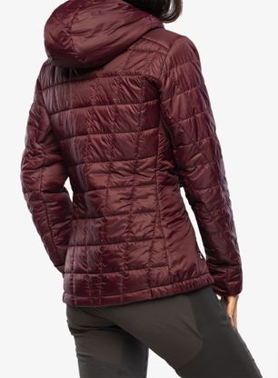 Thermojacke Damen CMP Jacket Fix Hood Ziggs - burgundy