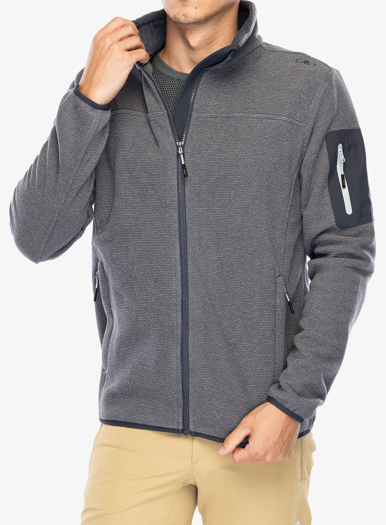 Fleecepullover CMP Perry Jacket - grey/titanio