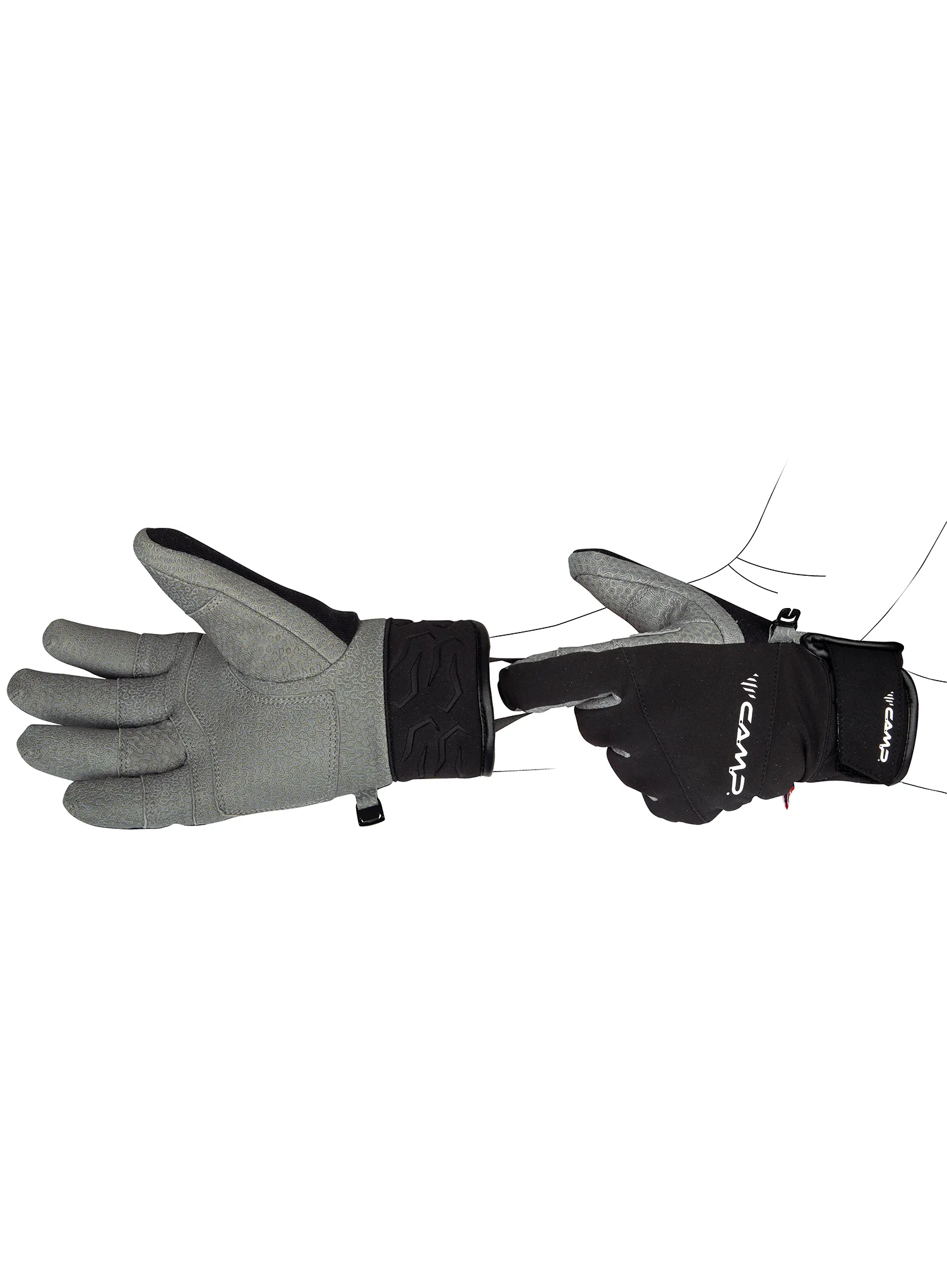 Handschuhe Camp Geko Ice Pro - black