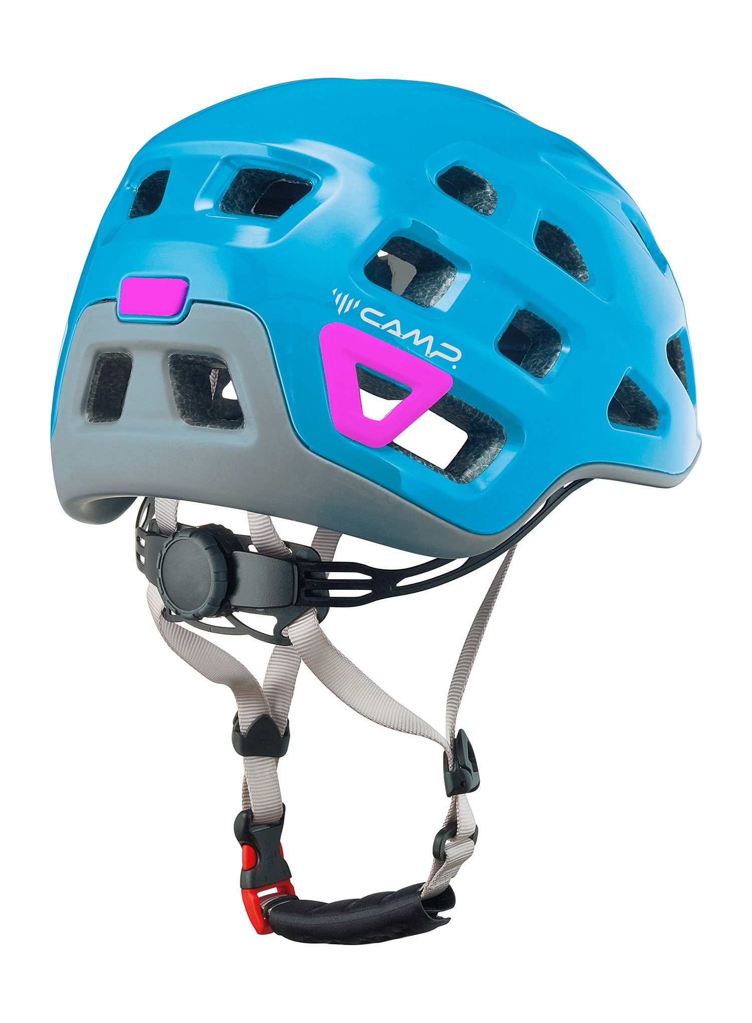 Kletterhelm Camp Storm - light blue/fuchsia