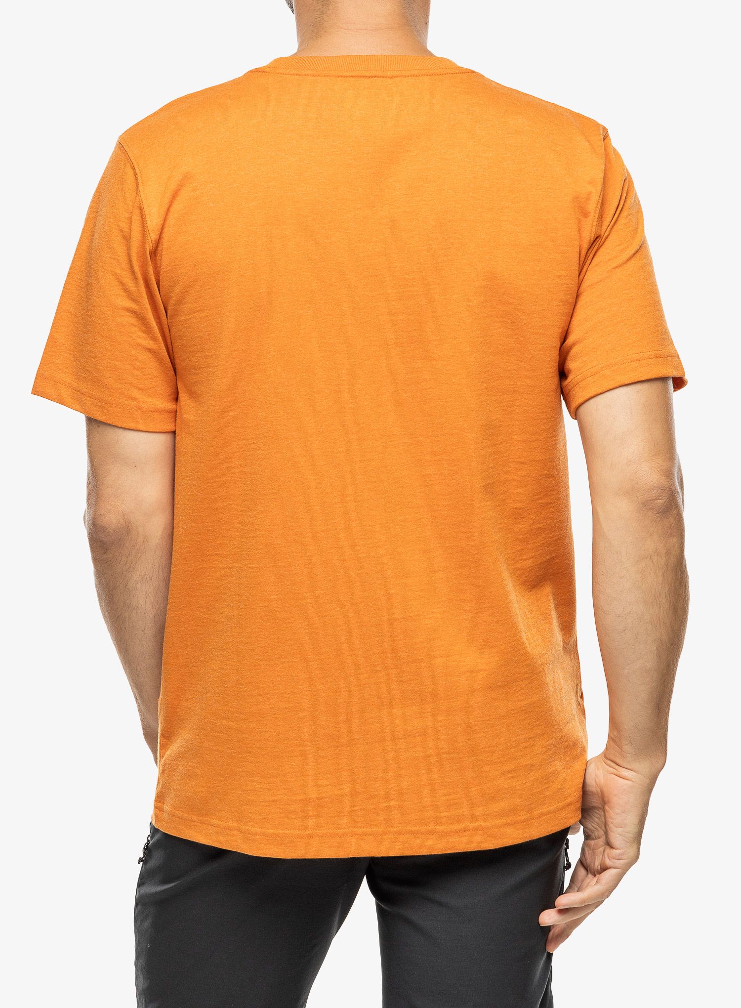 T-Shirt Herren Carhartt Core Logo T-Shirt S/S - marmalade heather