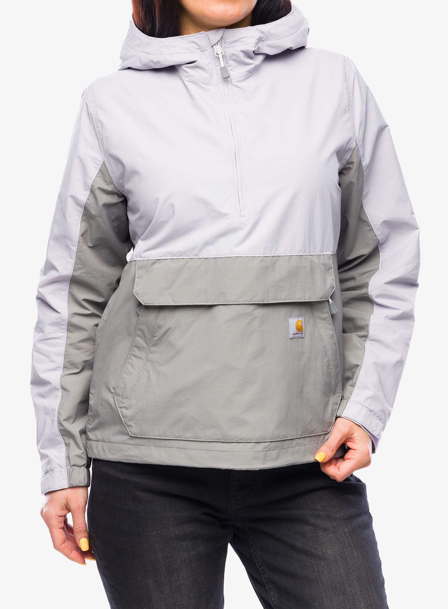 Damen Softshelljacke Carhartt Loose Lightweight Anorak - lilac haze/asphalt