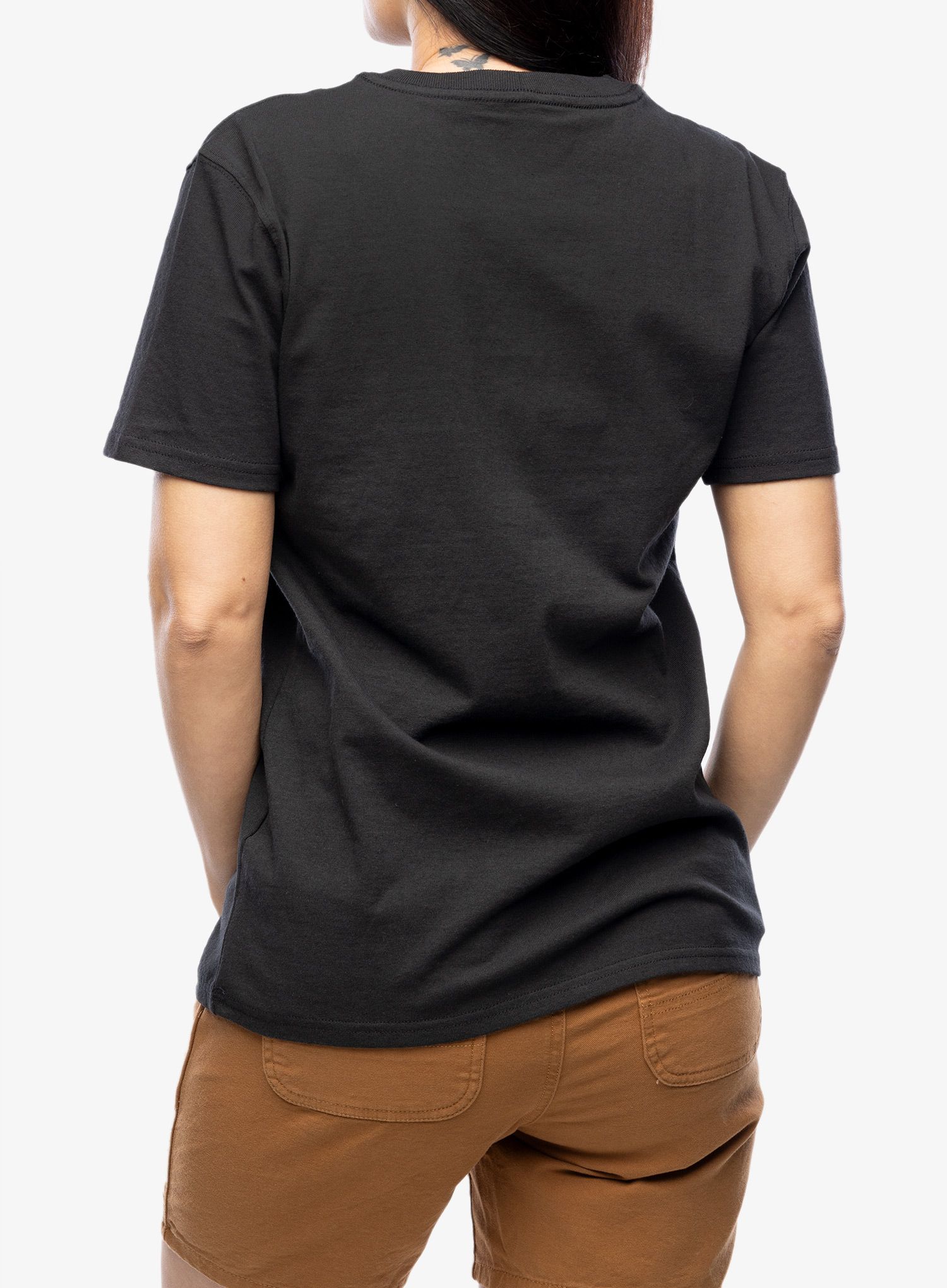 T-Shirt Baumwolle Damen Carhartt Workwear Pocket S/S T-Shirt - black