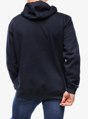 Pullover mit Reißverschluss Carhartt Zip Hooded Sweatshirt - new navy