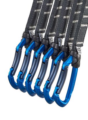Express-Sets Climbing Technology/SKYLOTEC Lime Set NY Pro 17 cm 6-Pack - anthracite/electricblue