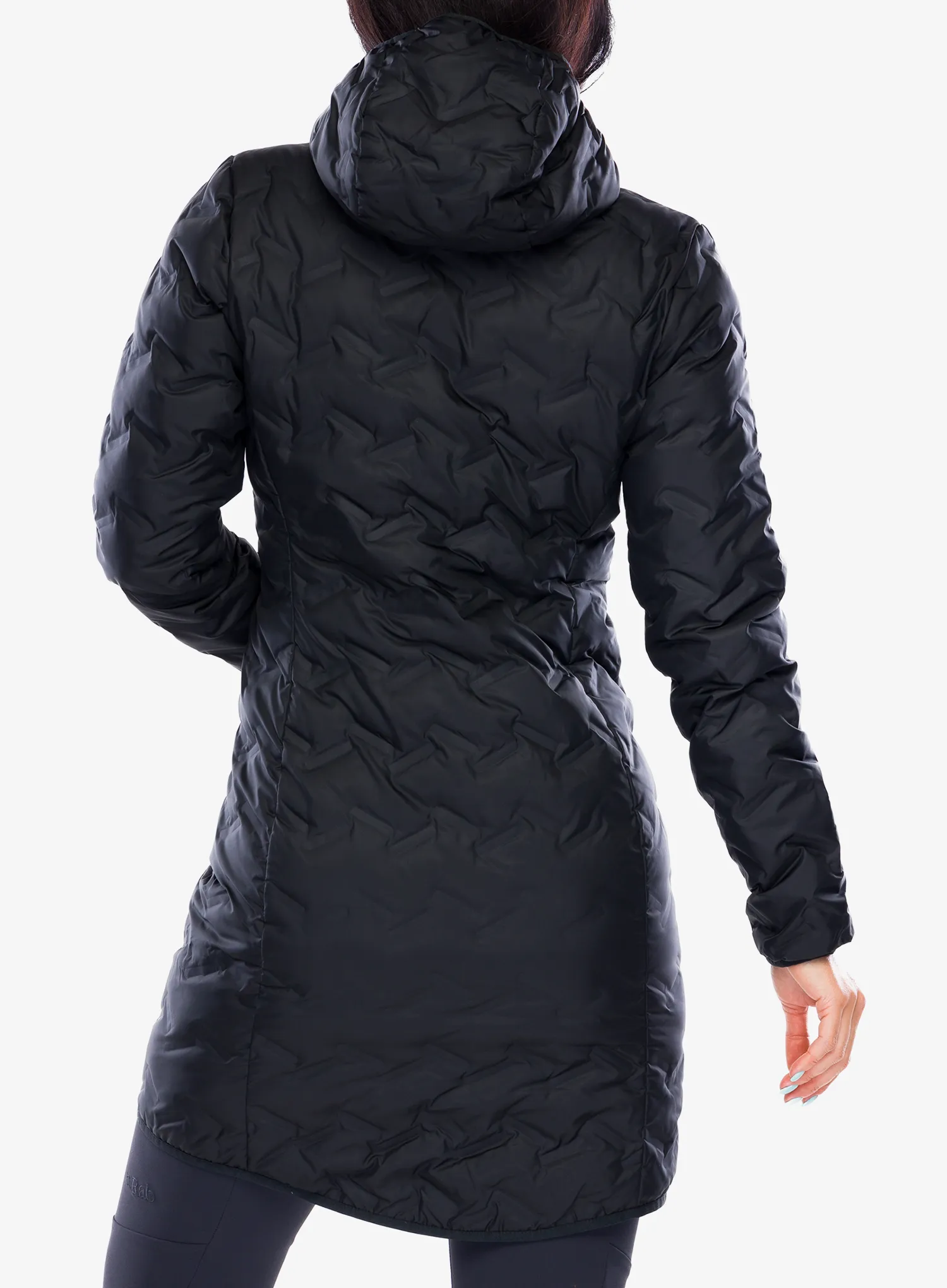 Daunenmantel Damen Columbia Delta Ridge II Long Down Jacket - black