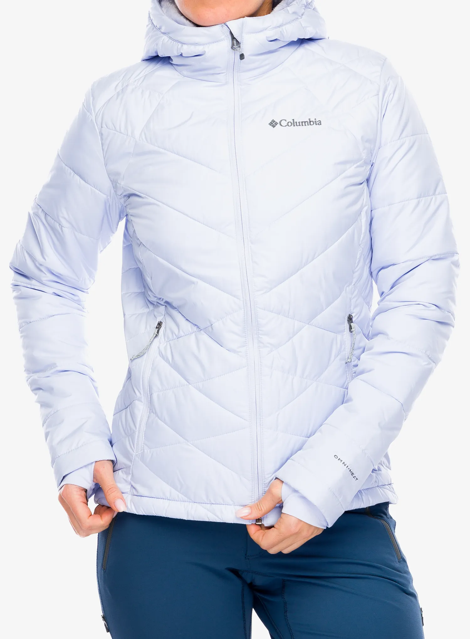 Thermojacke Damen Columbia Heavenly Hooded Jacket - snowdrift