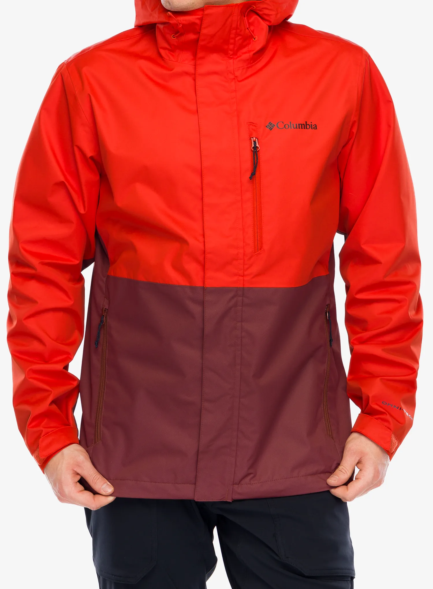 Regenjacke Columbia Hikebound Jacket - spicy/spice