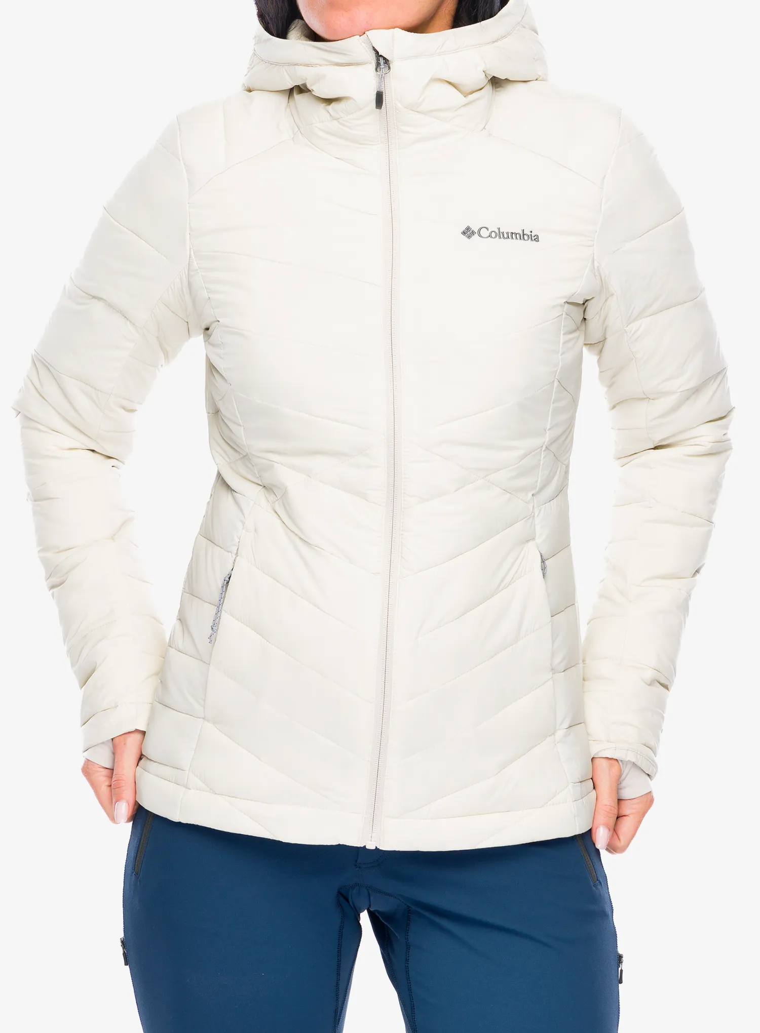 Jacke Damen Columbia Joy Peak II Hooded Jacket - dark stone