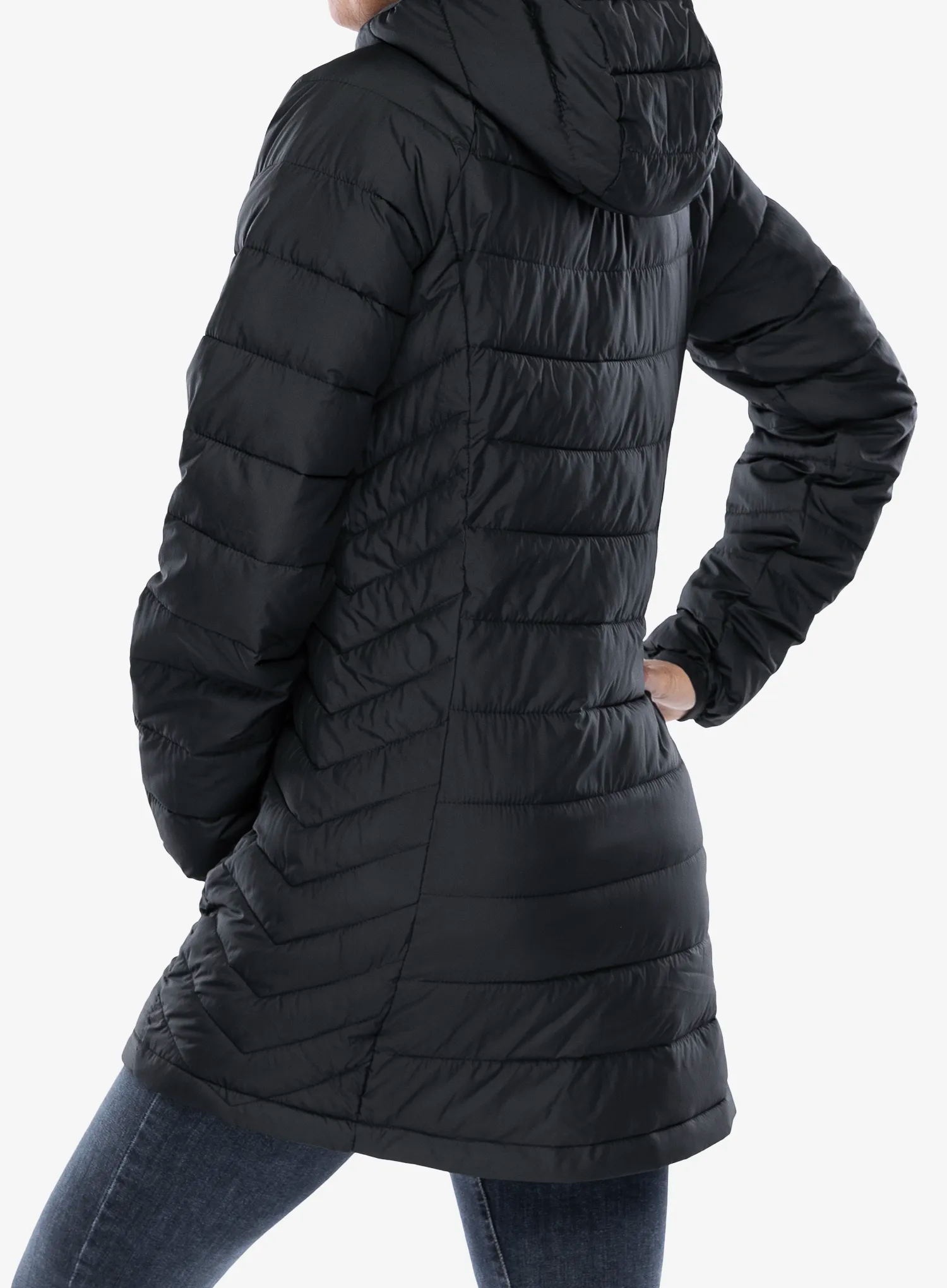 Mantel Damen Columbia Powder Lite II Mid Jacket - black
