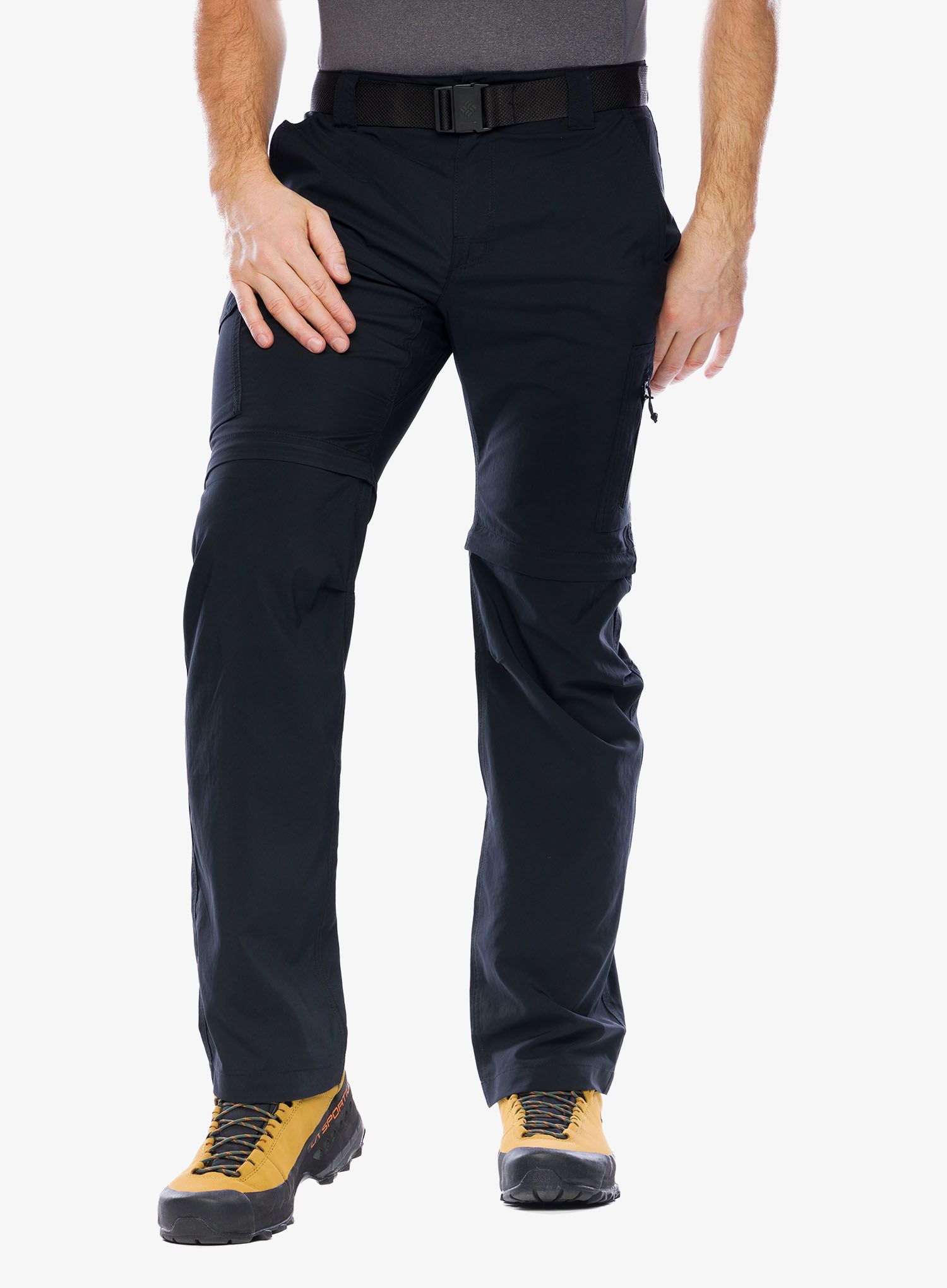 Wanderhose Herren Columbia Silver Ridge Utility Convertible Pant - black