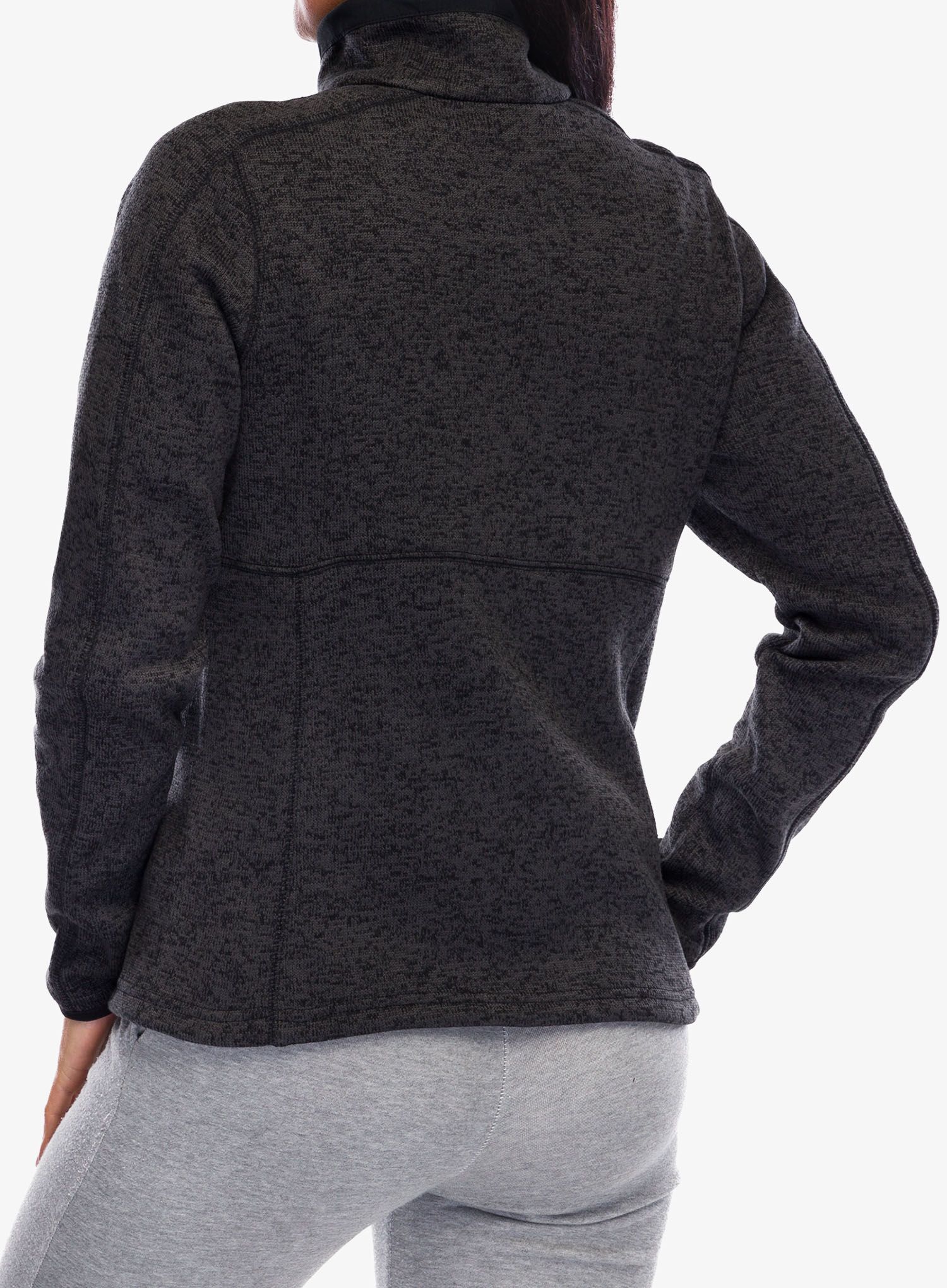 Fleecepullover Damen Columbia Sweater Weather Full Zip II - black heather