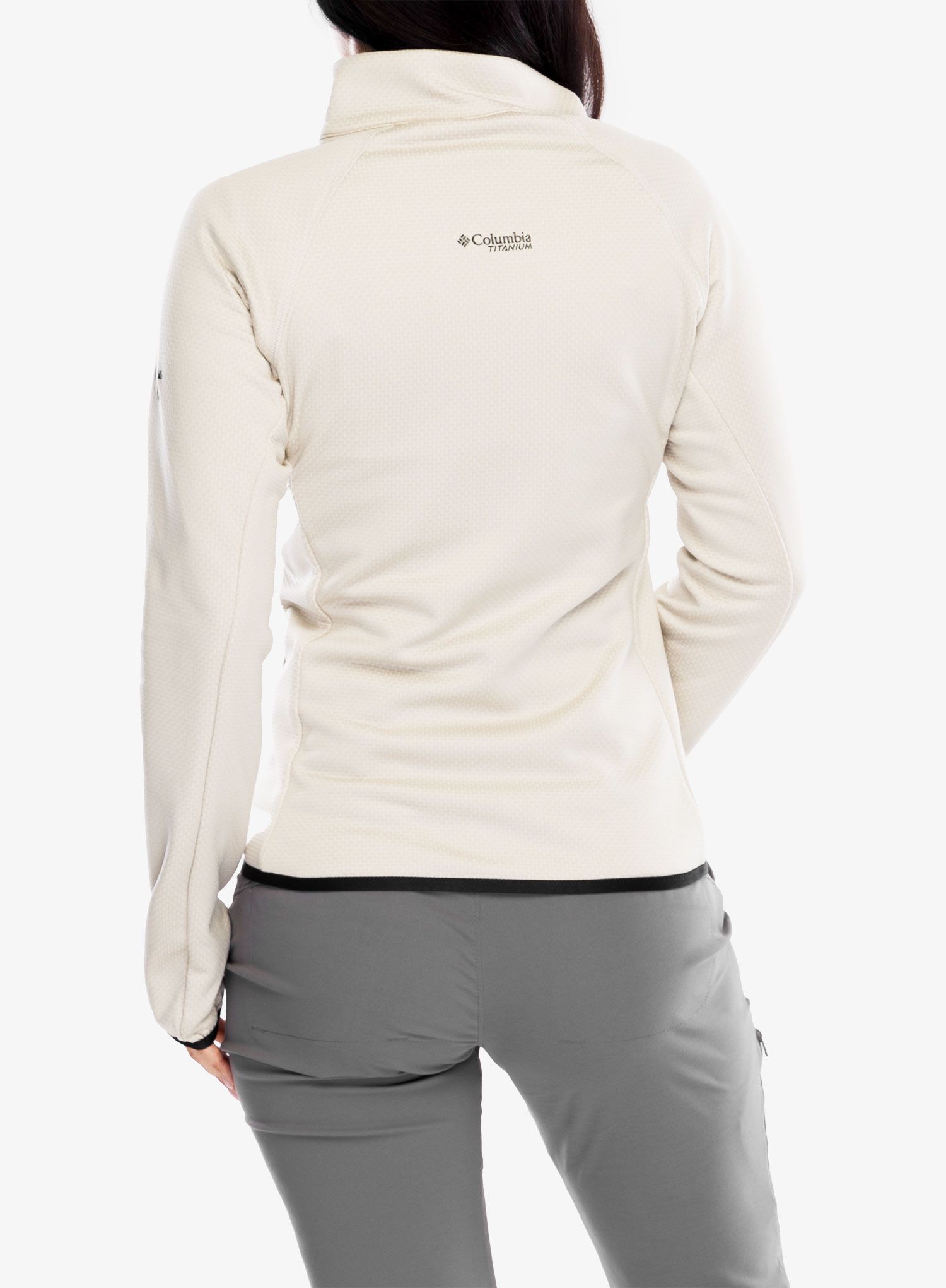 Fleecepullover Damen Columbia Triple Canyon Grid Fleece Full Zip - dark stone heather/black