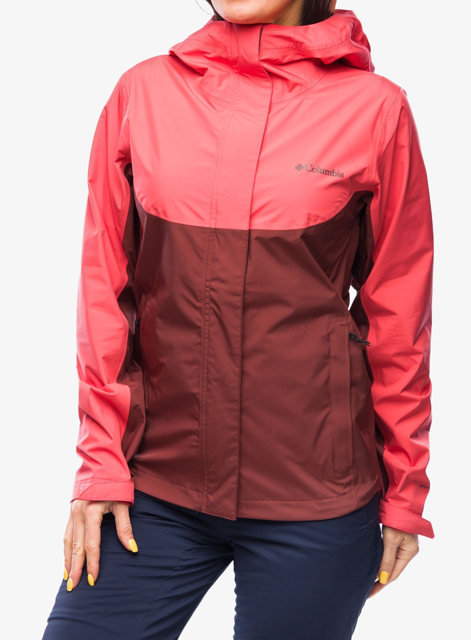 Regenjacke Damen Columbia Wahkeena Falls 3L Shell - juicy/spice