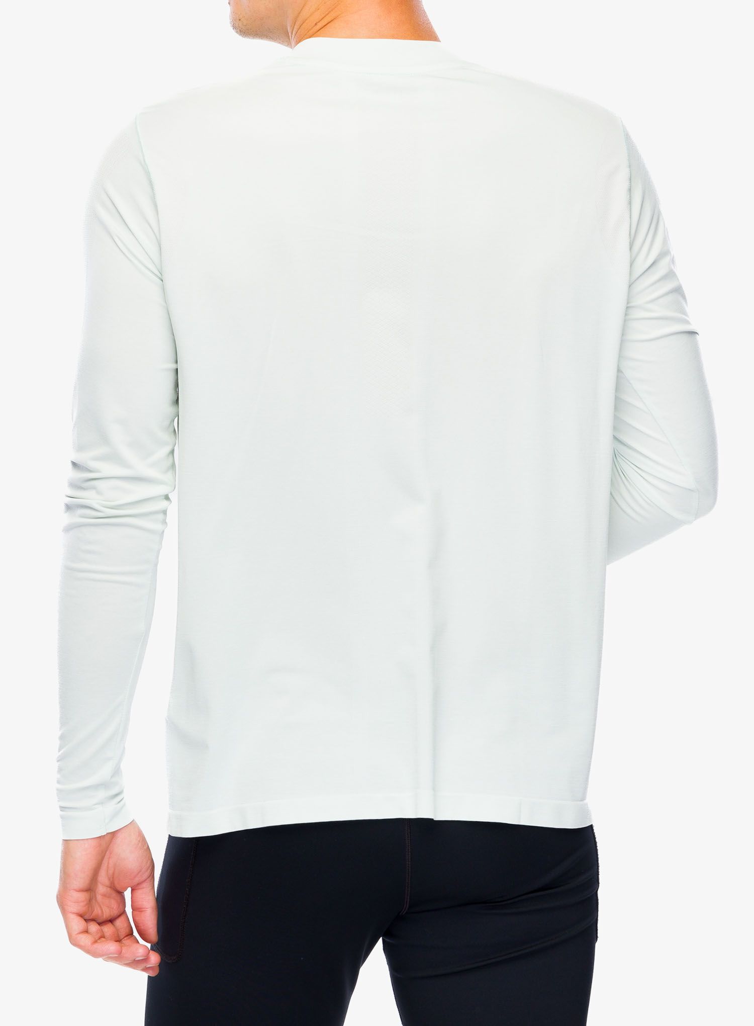 Laufshirt Herren Langarm Compressport Performance LS Tshirt - ice flow