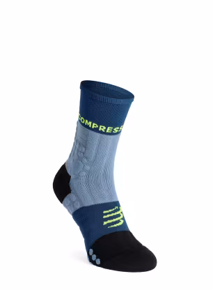 Laufsocken Herren Compressport Pro Racing Socks Winter Trail - denim/poseidon