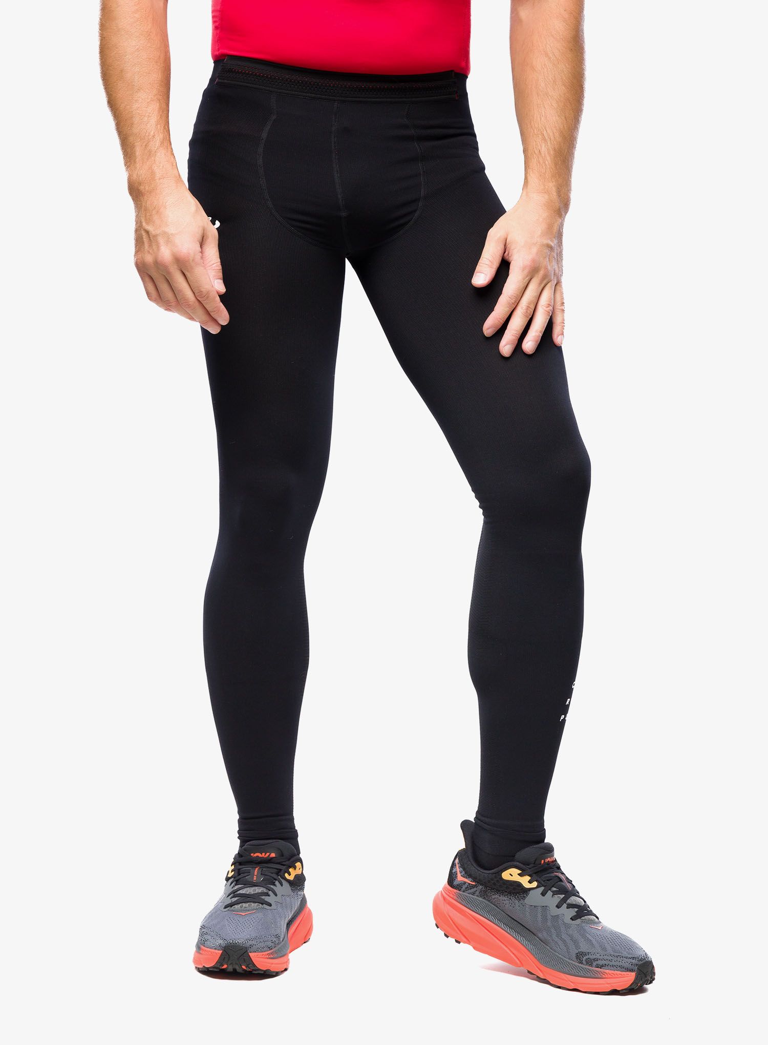 Lauftights Compressport Under Control Full Tight - black