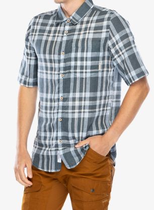 Reisehemd Craghoppers Cartwright SS Shirt - blue stone check