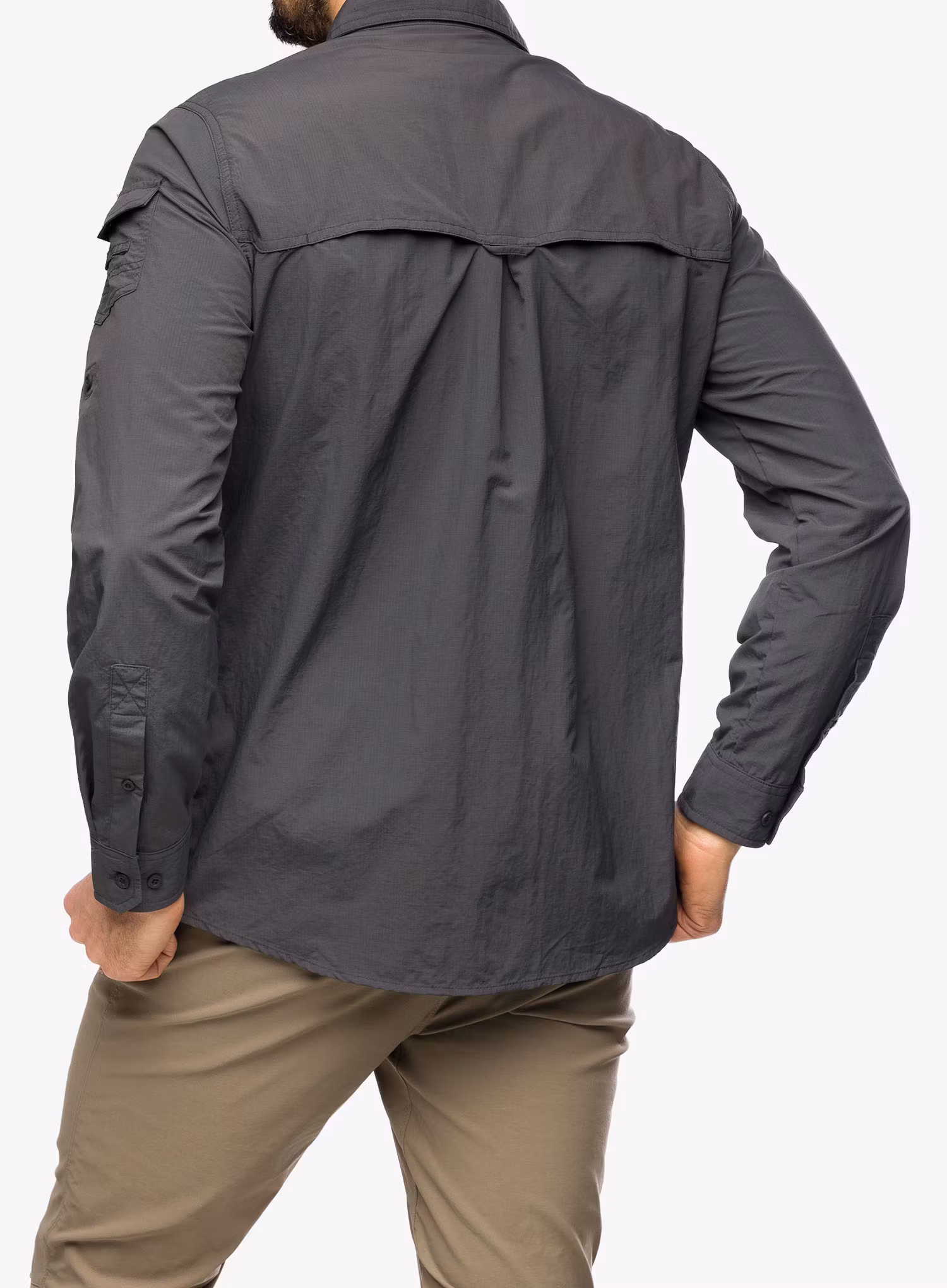 Mückenschutz-Hemd Craghoppers NosiLife Adventure LS Shirt III - black pepper