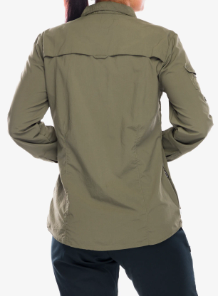 Mückenschutz-Hemd Damen Craghoppers NosiLife Adventure LS Shirt III - wild olive