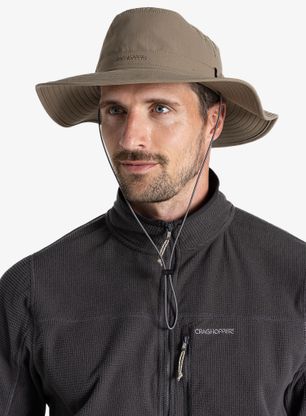 Hut Craghoppers NosiLife Outback Hat II - pebble