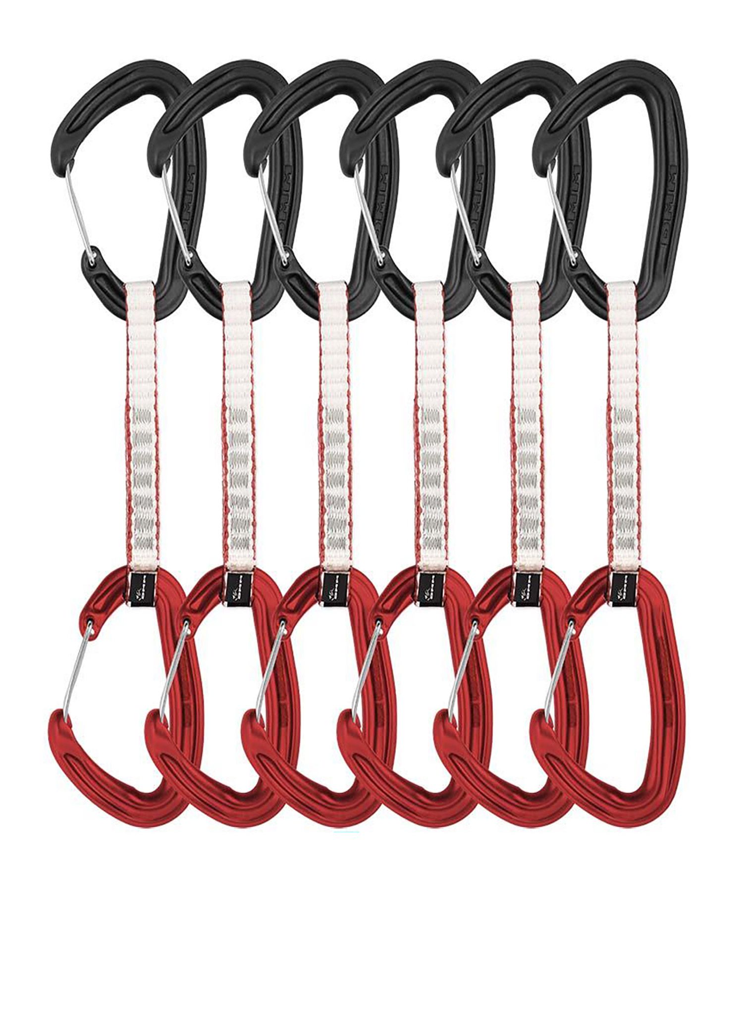 Express-Set DMM Alpha Wire Quickdraw 12 cm (6 pack) - red