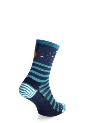 Merinosocken Damen Darn Tough Animal Haus Crew Lightweight - eclipse