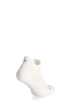 Socken Damen Darn Tough Run No Show Tab Ultra-Lightweight with Cushion - white