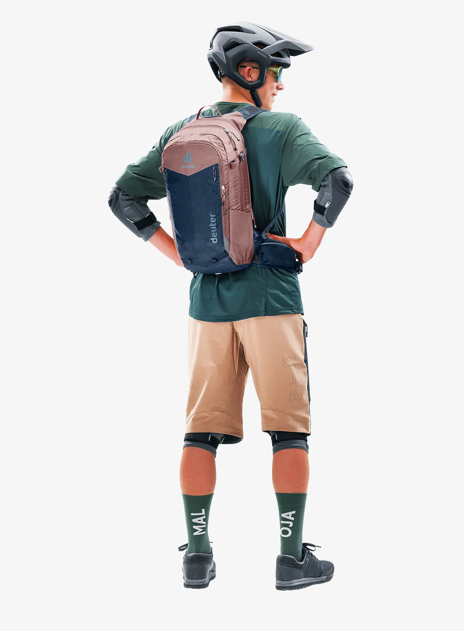 Fahrradrucksack Deuter Compact 14+3 - ink/ashrose