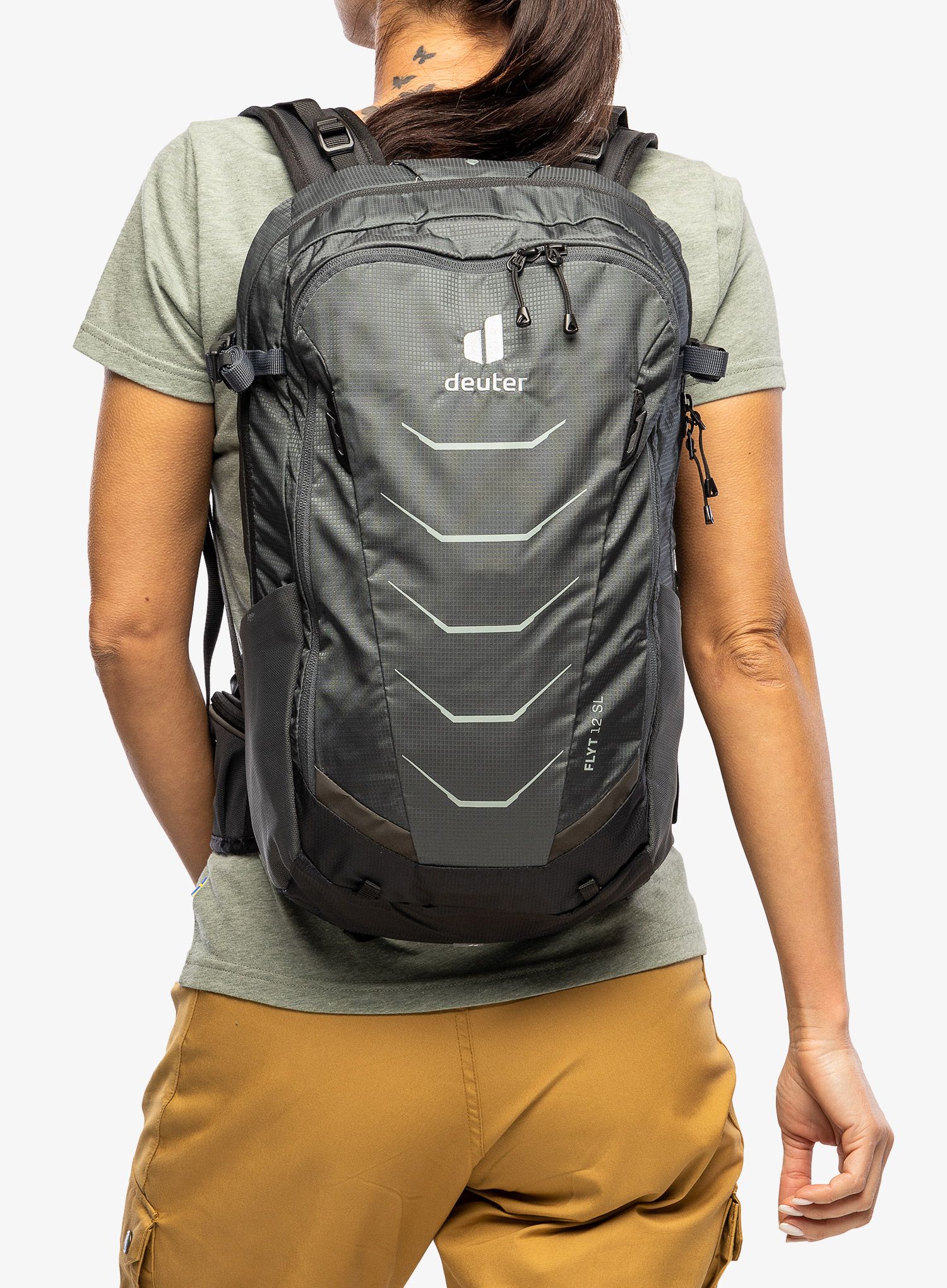 Fahrradrucksack Damen Deuter Flyt 12 SL - graphite/black