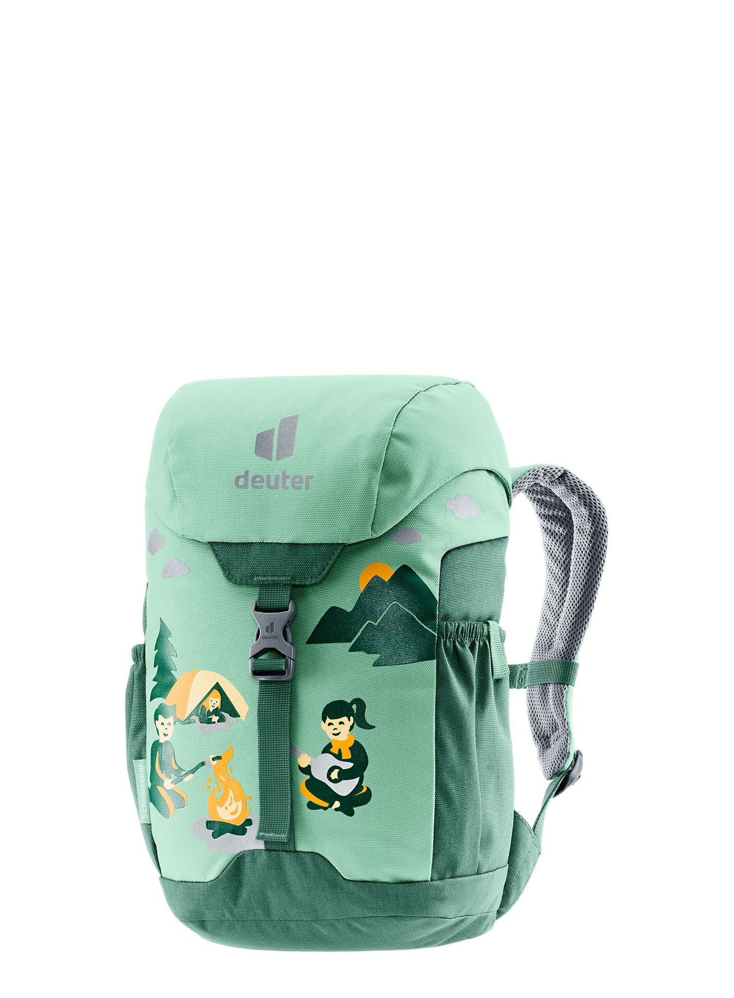 Wanderrucksack Kinder Deuter Schmusebar - spearmint/seagreen