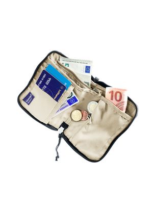 Geldbeutel Deuter Zip Wallet - black/desert