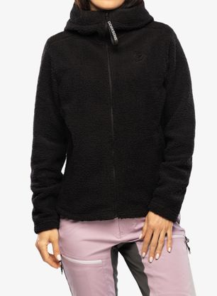 Fleecepullover Damen Didriksons Anniken Full Zip 2 - black