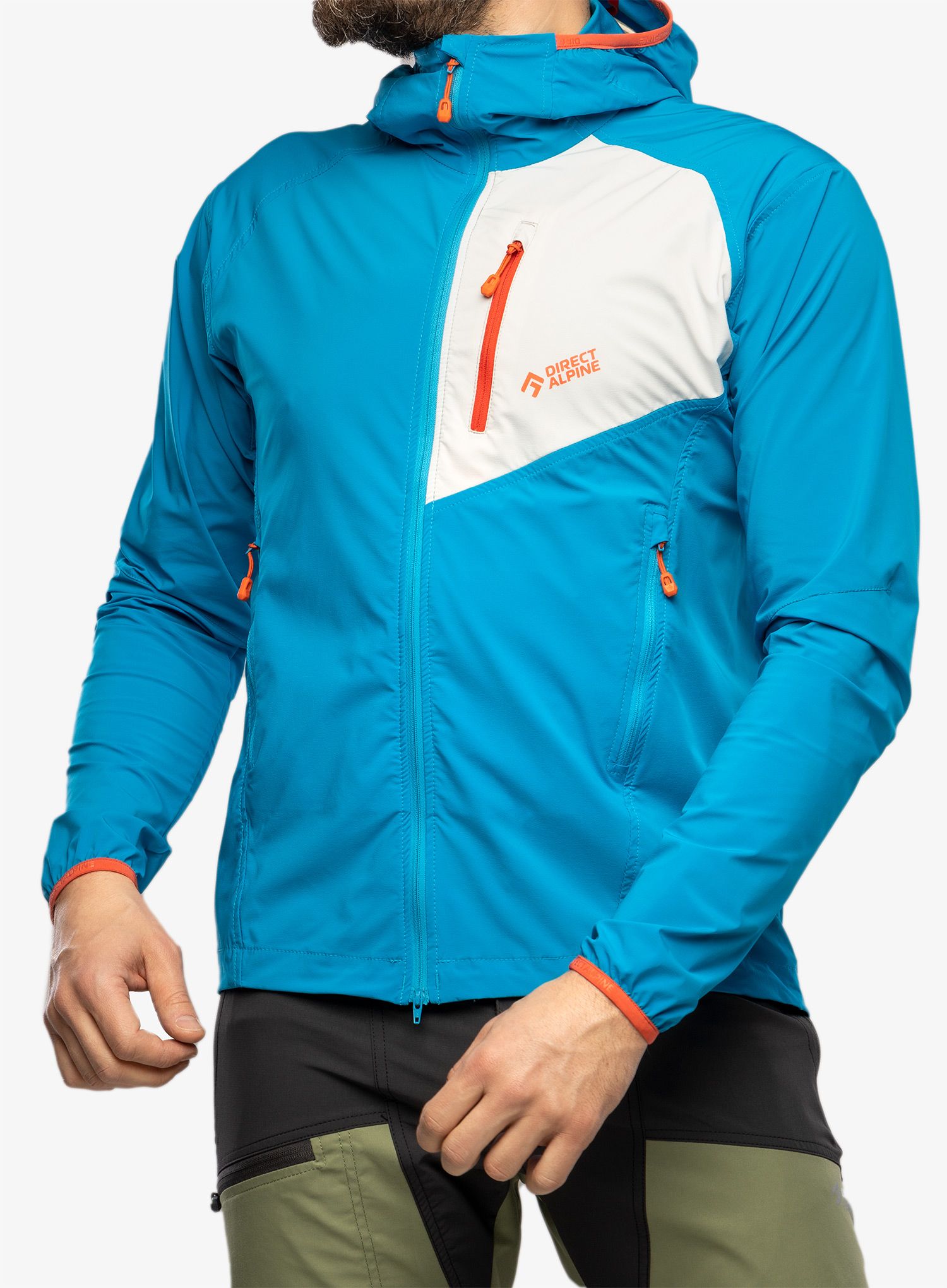 Windjacke Direct Alpine Dru Light - ocean/grey