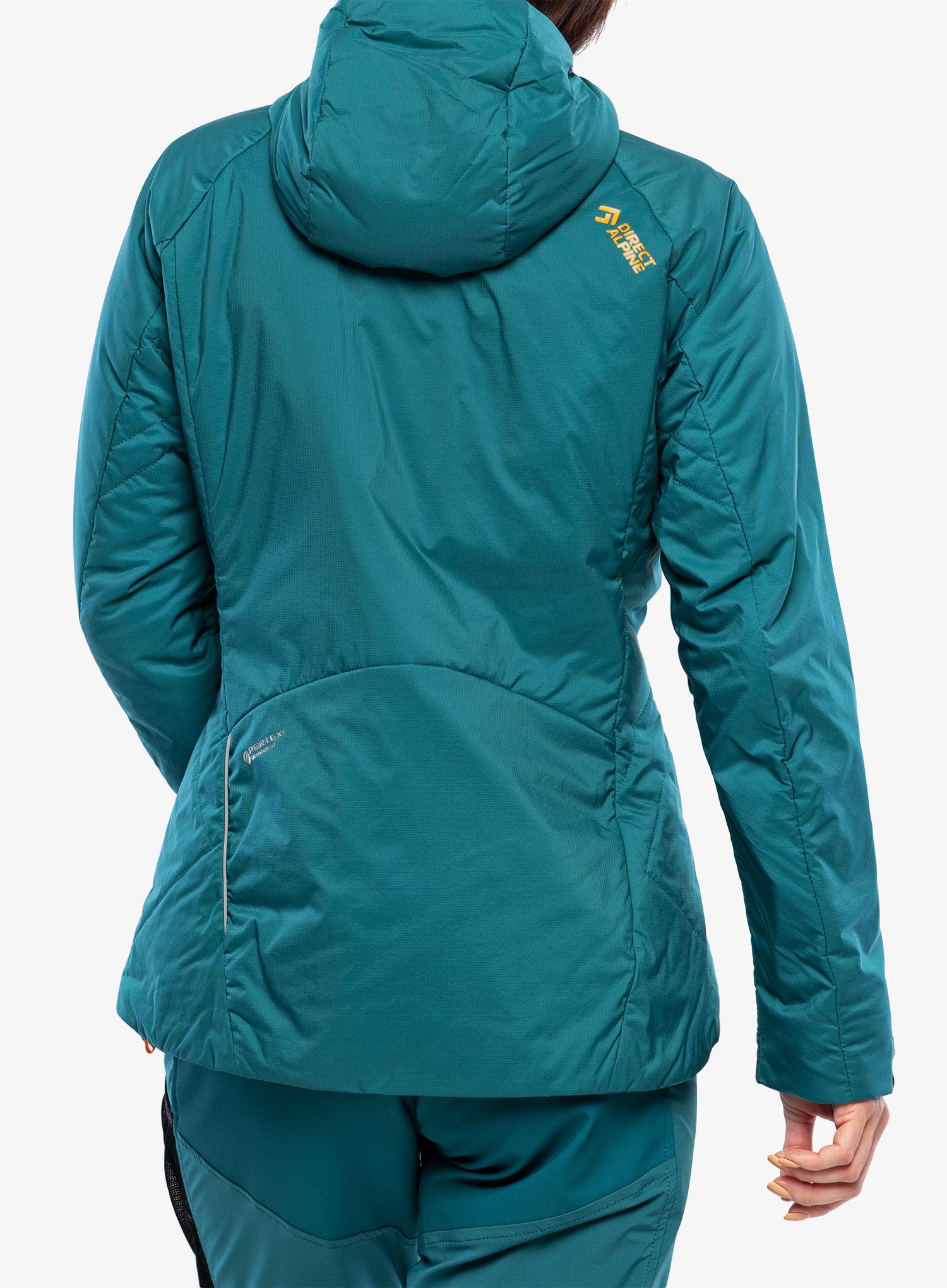 Jacke Damen Direct Alpine Uniq Lady - emerald/mango