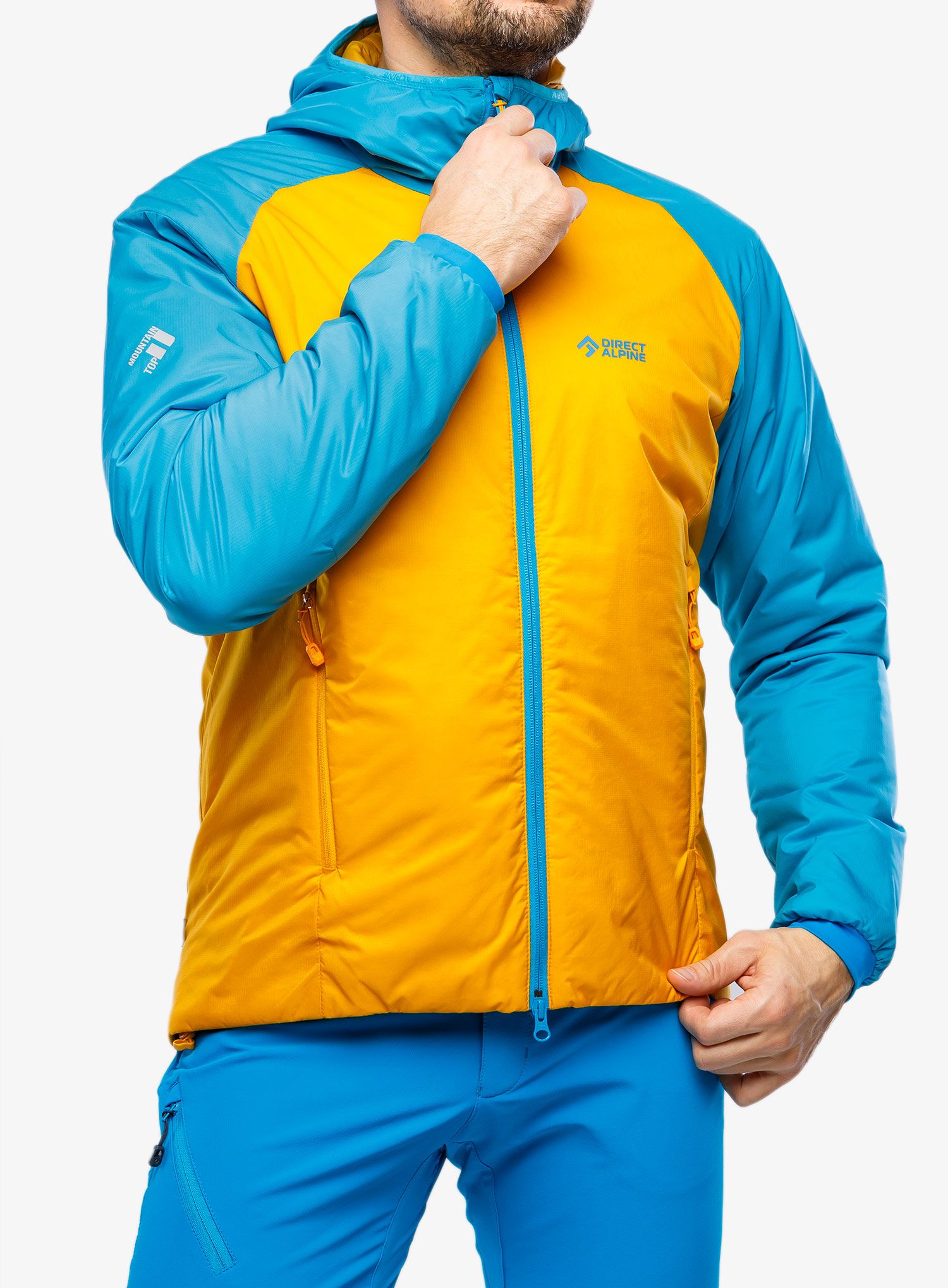 Thermojacke Direct Alpine Uniq - mango/ocean