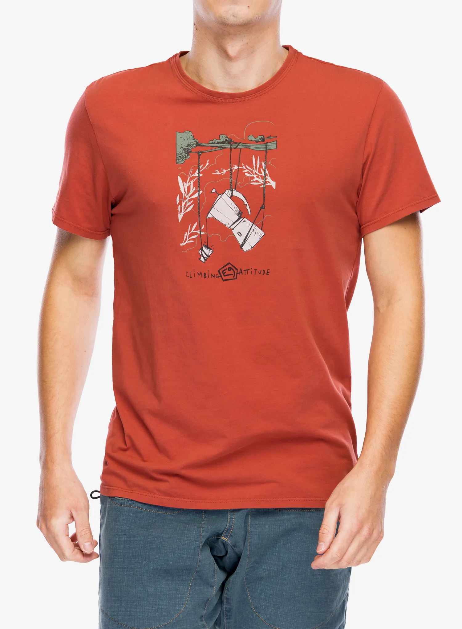 Klettershirt E9 Bond - paprika