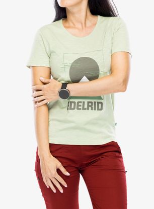 T-Shirt Baumwolle Damen Edelrid Highball Wo T-Shirt V - mint