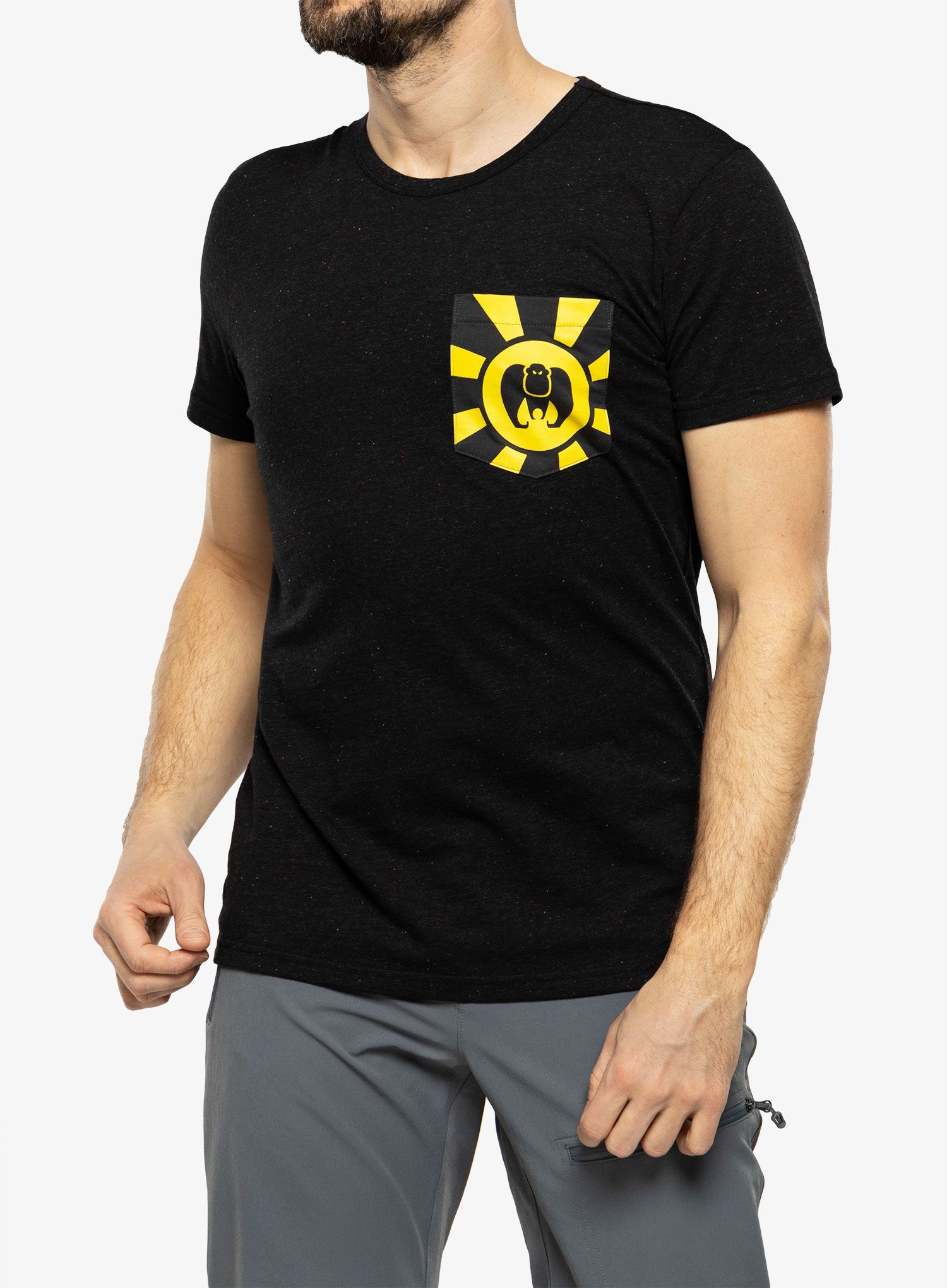 Klettershirt Edelrid Onset T-Shirt - blackbird